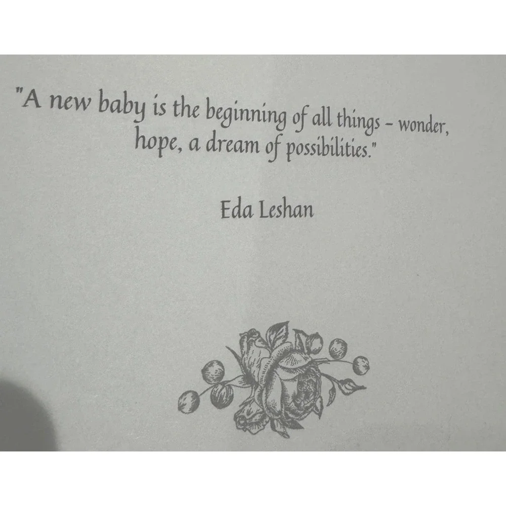 KeaBabies‎ Blossom Pregnancy Journal Memory Book Baby Milestone Planner NWOB